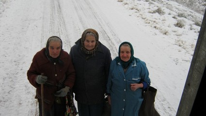 Жители деревни Любаничи