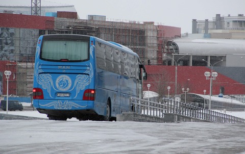 Автобус минского "Динамо"